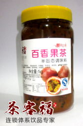 廠家直銷百香果茶醬1kg瓶裝 – 打造多種特調冰飲的理想原料